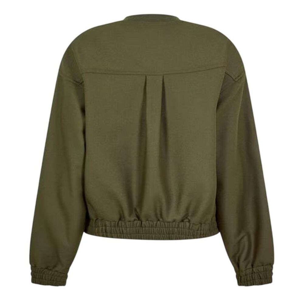 Jack Wills Womens/Ladies Relaxed Fit Bomber Jacket / Dark Khaki - Picture 2 of 4